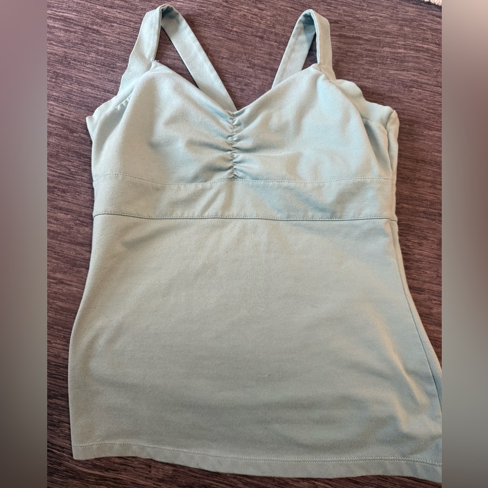 Prana Women's Yoga Tank Top in Soft Blue